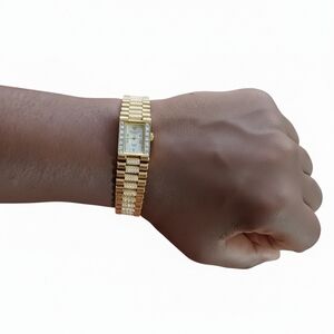 Jules JURGENSEN GOLD DIAMONDS WOMEN'S VINTAGE WRISTWATCH